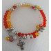 Pulsera Rosario Rosa Mística Enrollable